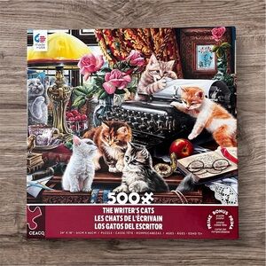 Ceaco The Writer's Cats Puzzle - 500 Pieces
